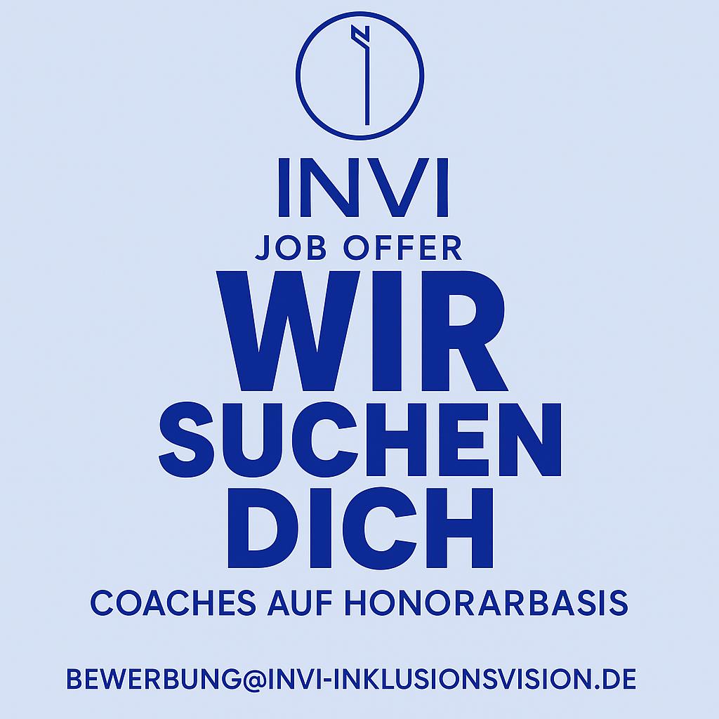 INVI sucht Coaches und Fachkräfte